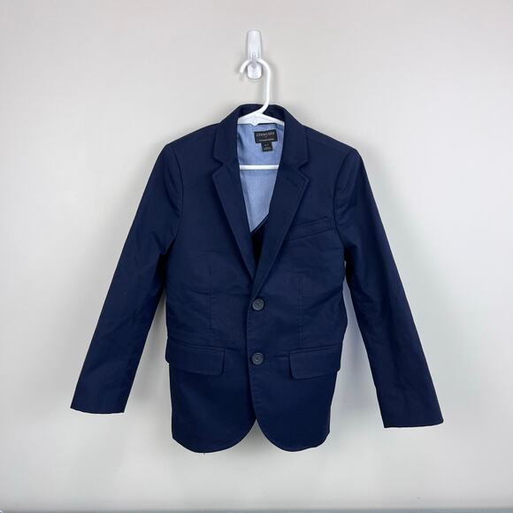 Crewcuts Thompson Navy Blue Suit Jacket 6-7 - Picture 1 of 12